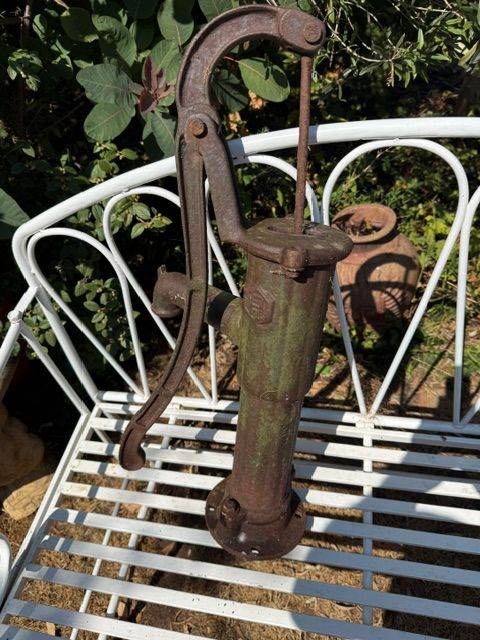 Vintage Cast Iron Water Pump – Garden Feature