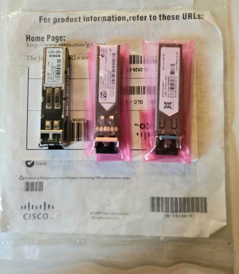 3 x transceiver modules