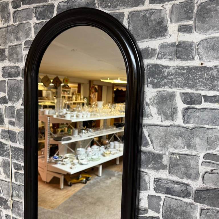 Black Arched Wall Mirror – Home Collections