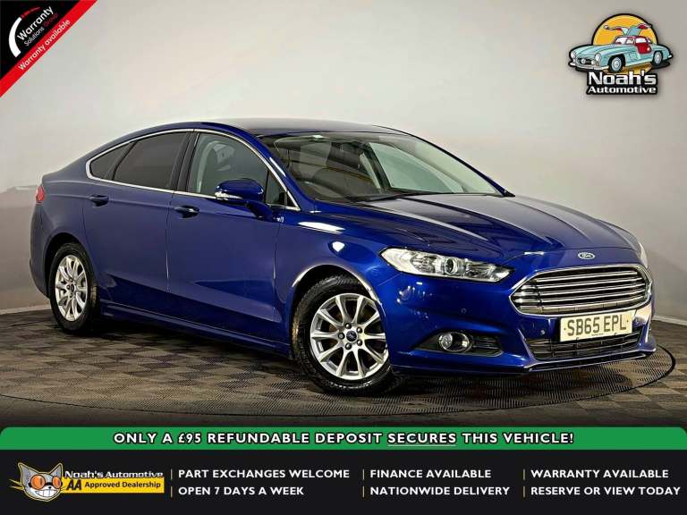 2015 65 FORD MONDEO ZETEC ECONETIC TDCI 1.5 DIESEL MANUAL FIVE DOOR HATCHBACK