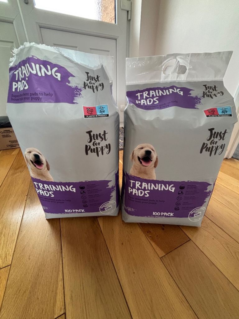 Pets at Home just for puppy training pads - 2 x 100 packs (almost!)
