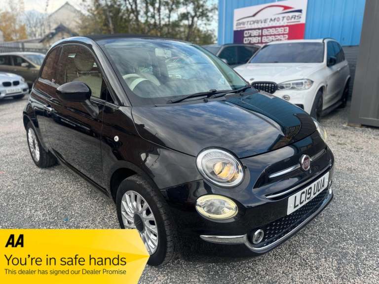 2019 Fiat 500C 1.2 Lounge Euro 6 (s/s) 2dr CONVERTIBLE Petrol Manual