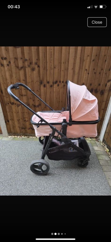 Puggle Monaco XT 2in1 Pushchair With Adjustable Handle Travel System