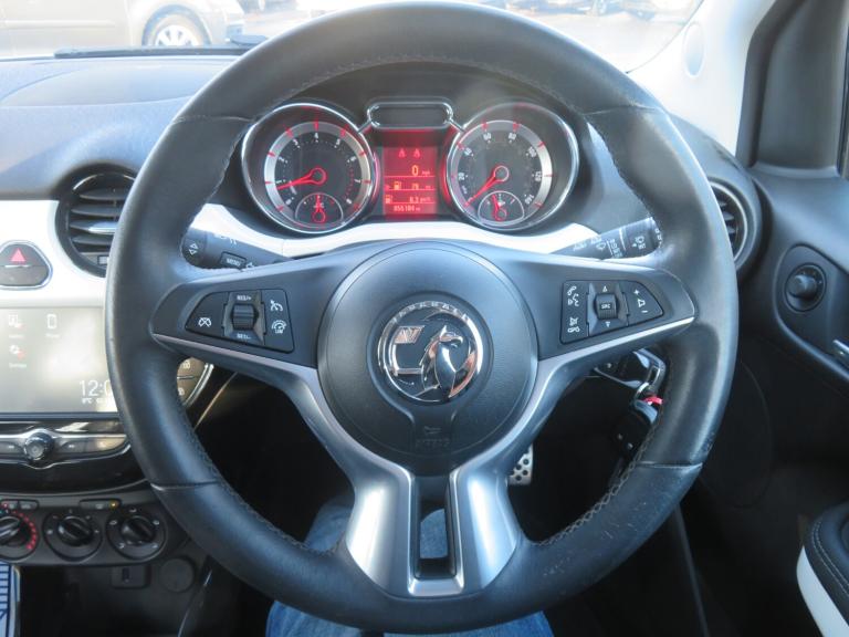 2017 Vauxhall ADAM 1.2i Energised 3dr White HATCHBACK Petrol Manual