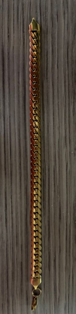 Gold plated braclet