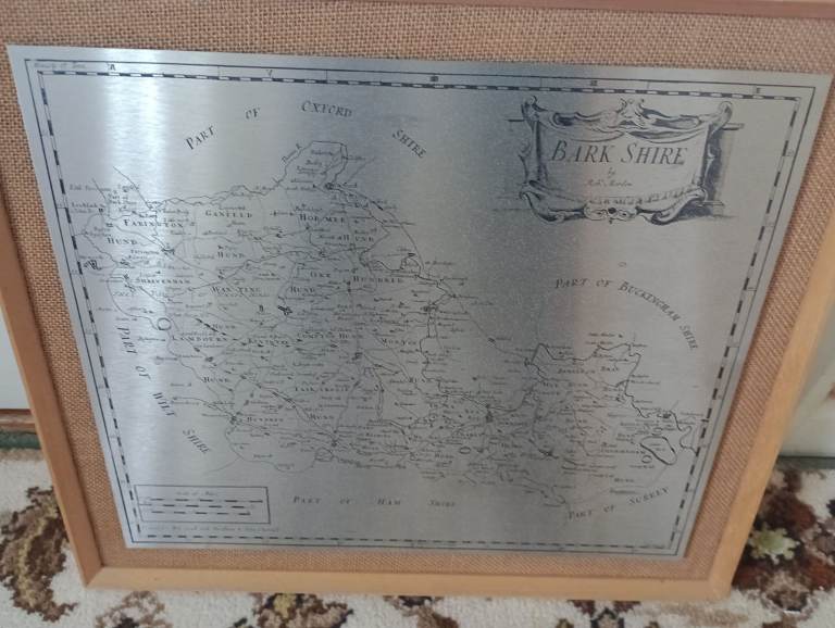 Bark Shire Stainless Steel Map Picture
