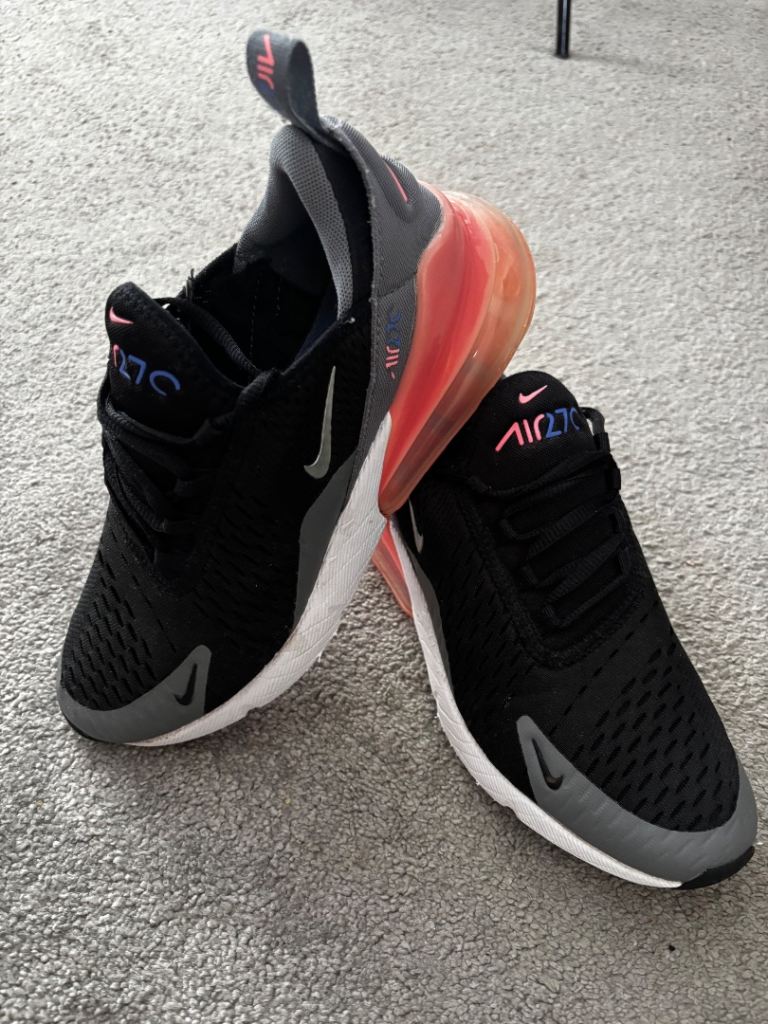 Nike Air Max 270 - black & pink. UK size 5