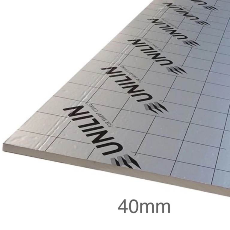 40mm Unilin PIR Insulation Board 2.4m x 1.2m