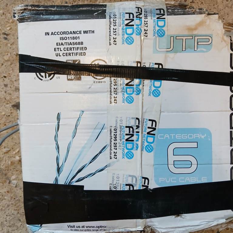 4 pair cat 6 data cable.