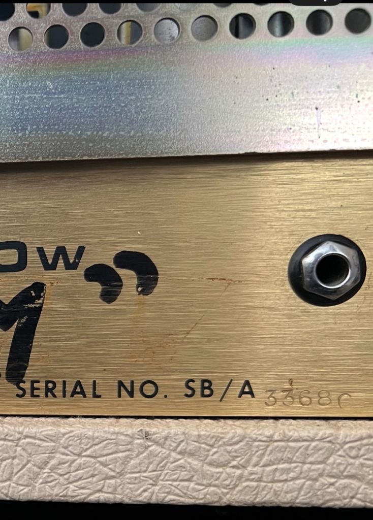 Marshall 1960s-70s 100 watt Super bass amp plus Marshall 100 watt white amp chassis 