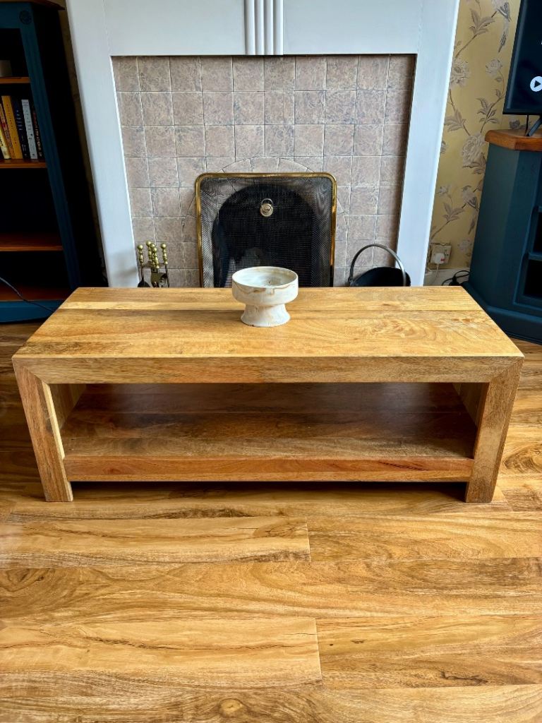 Solid Wood Coffee Table - Good Condition