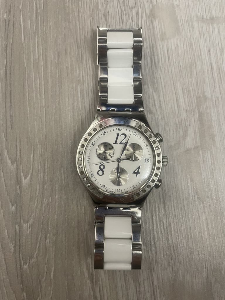 image for Stainless Steel Swatch Wristwatch Women  