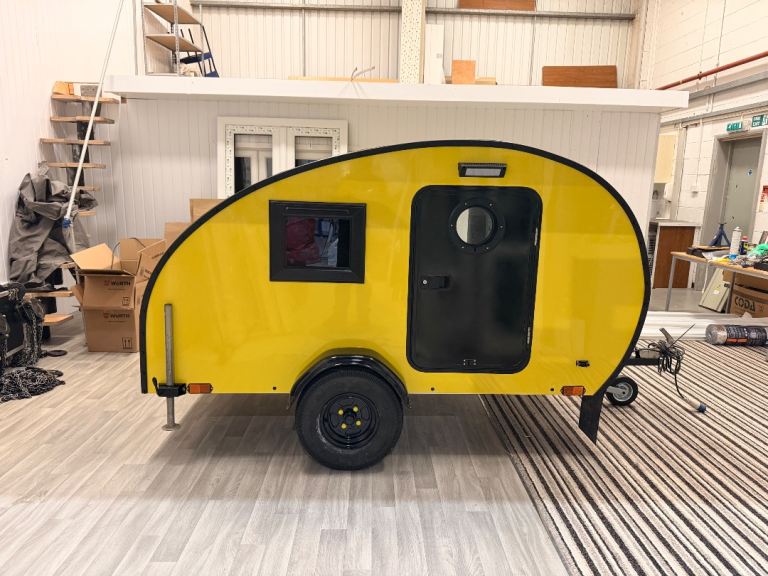 Tear drop caravan 