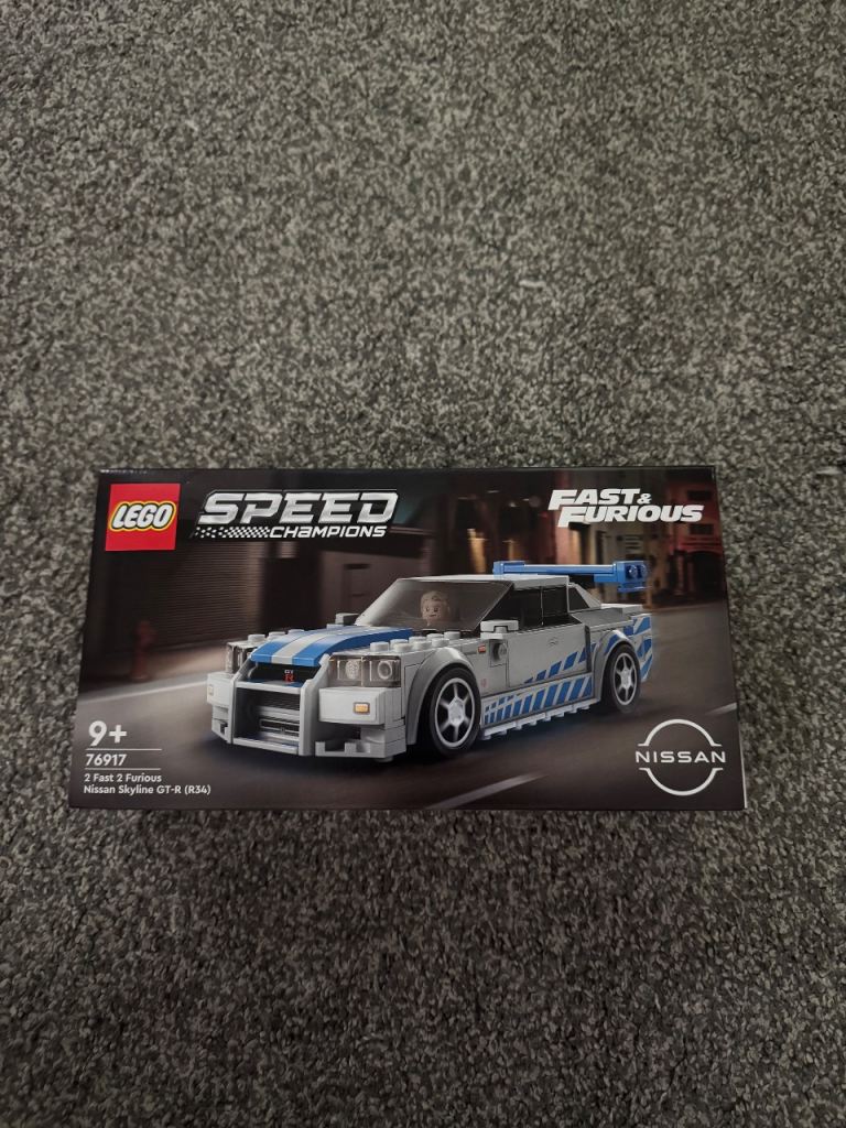 LEGO 76917  SPEED CHAMPIONS: 2 Fast 2 Furious Nissan Skyline Gt-R (R34)Brand New