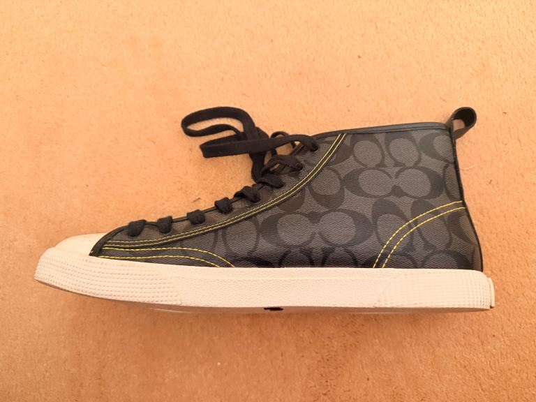 Coach high top shoes 