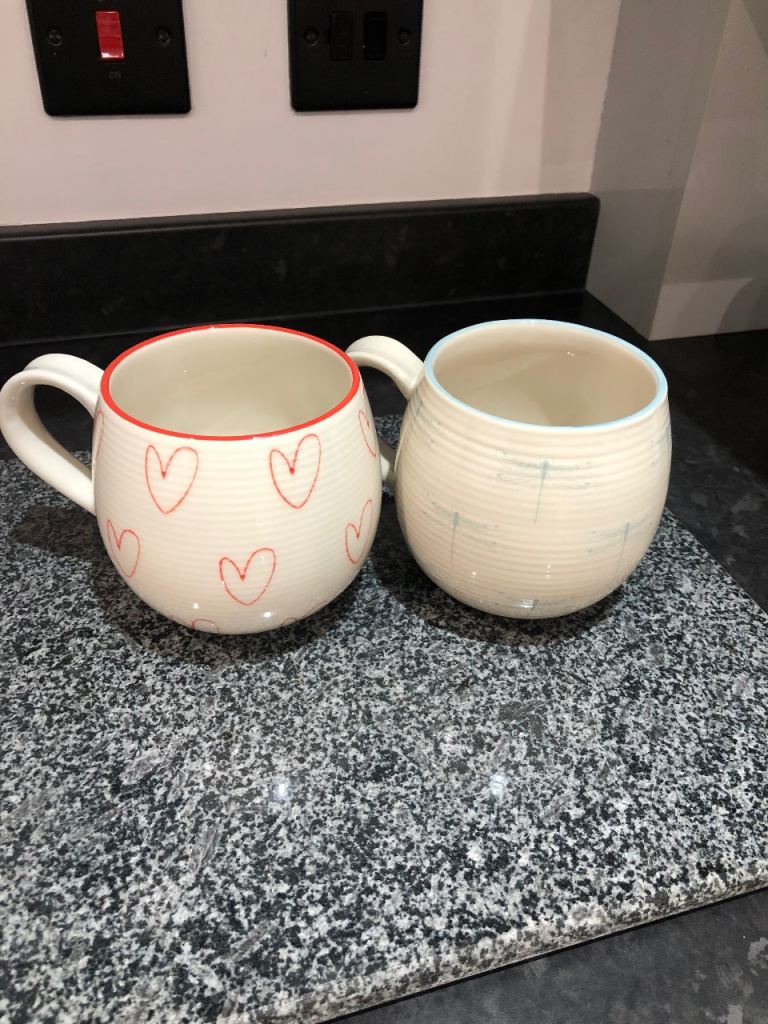 Sophie Allport stoneware mugs x 2