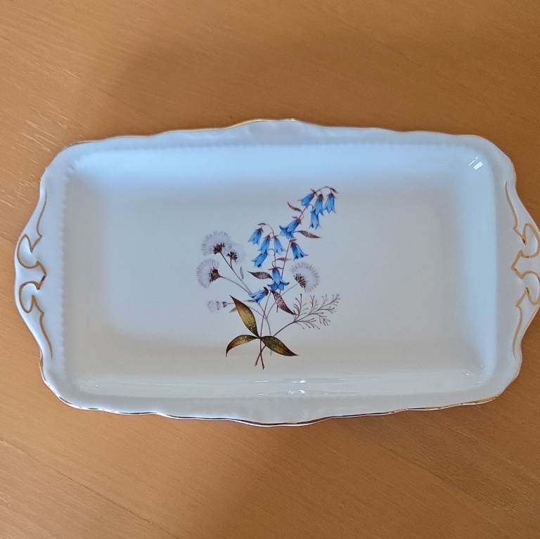 '100 years of Royal Albert' 1950's 'Festival' rectangulat china platter