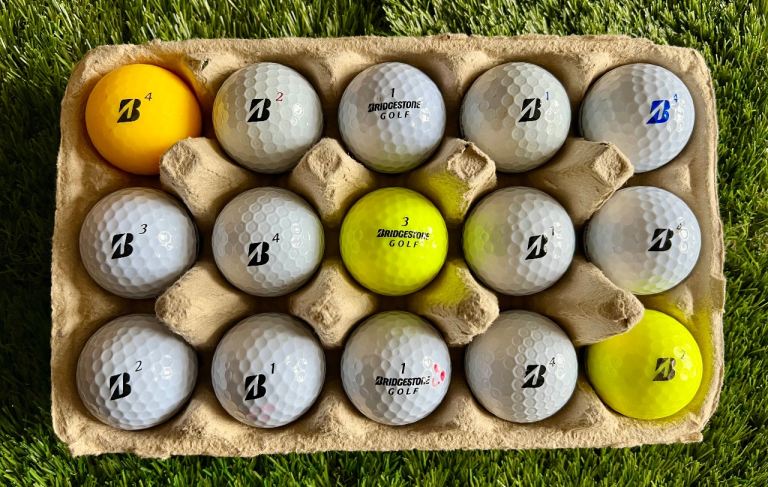 15 Bridgestone Grade A Used golf balls
