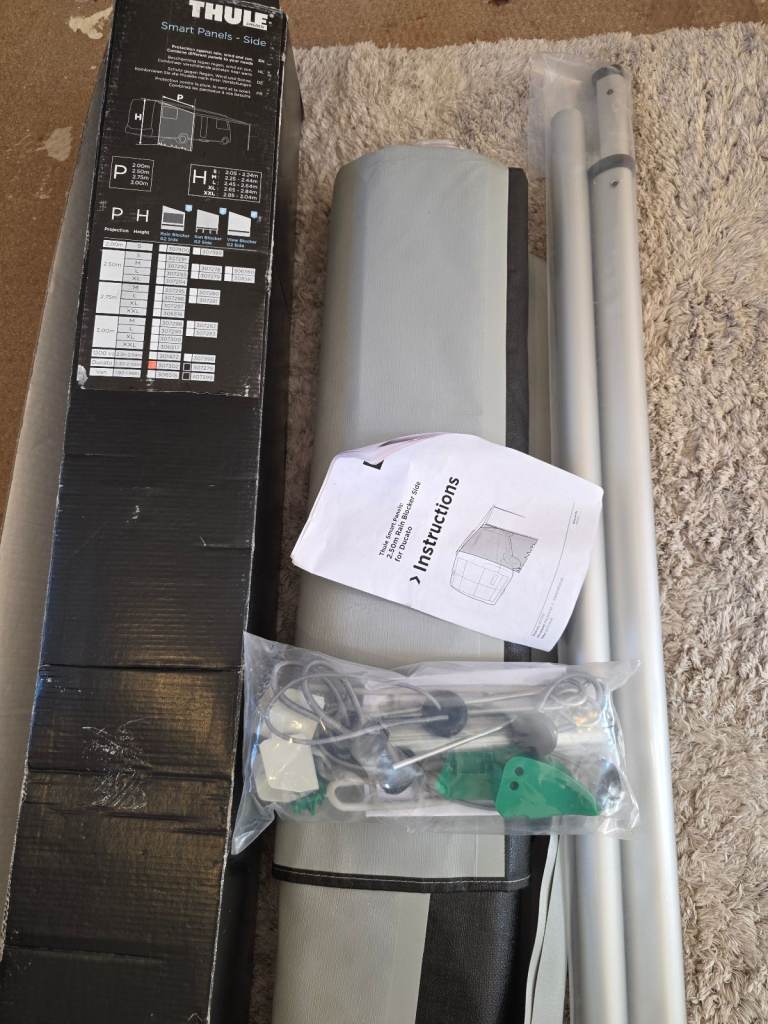 Thule Awning Panel 2.5m Rain Blocker Side for Ducato