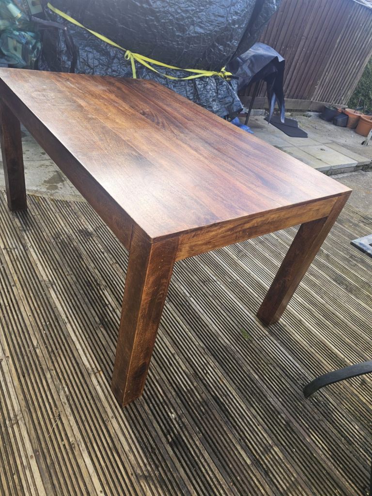 Large wooden table