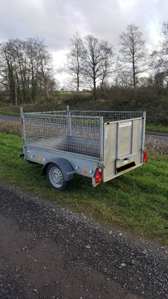 ifor williams p6e trailer with cage and ramp