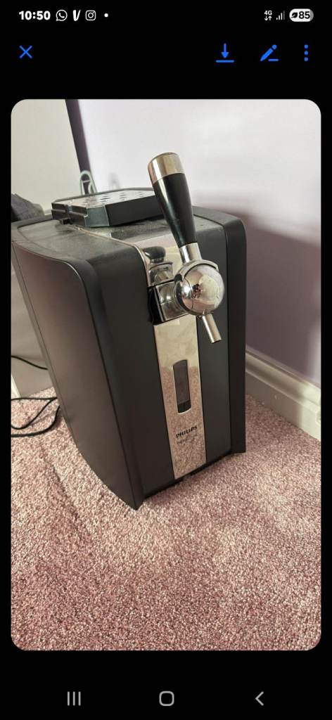 Phillips perfect draft beer machine