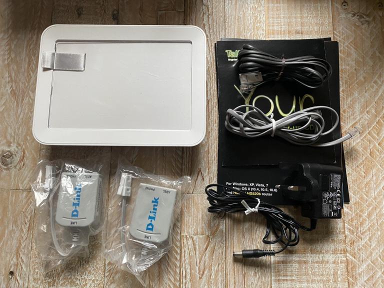 Huawei Echolife HG520b Router ⚠️ For Parts or Repair – Used Condition