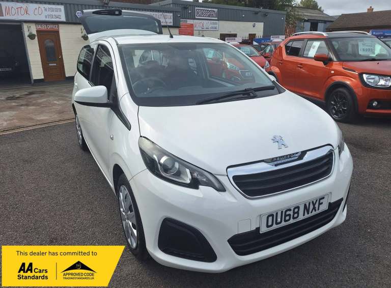 2018 Peugeot 108 1.0 72 Active 5dr HATCHBACK PETROL Manual