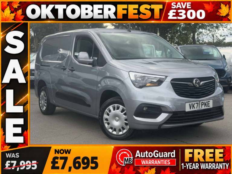 2021 Vauxhall Combo 1.5 Turbo D 2300 Sportive Panel Van 4dr Diesel Manual L2 H1 Euro 6 (100 ps) P...