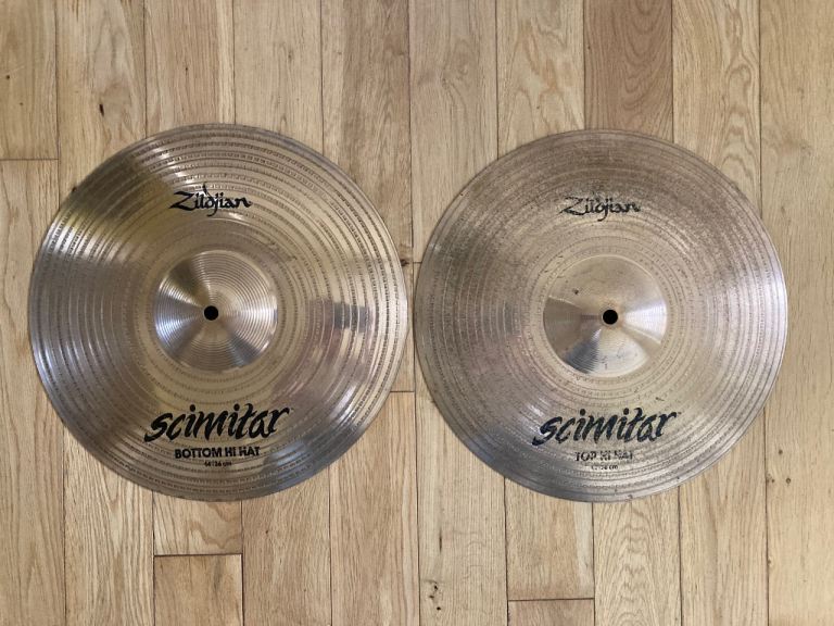Cymbals and bag