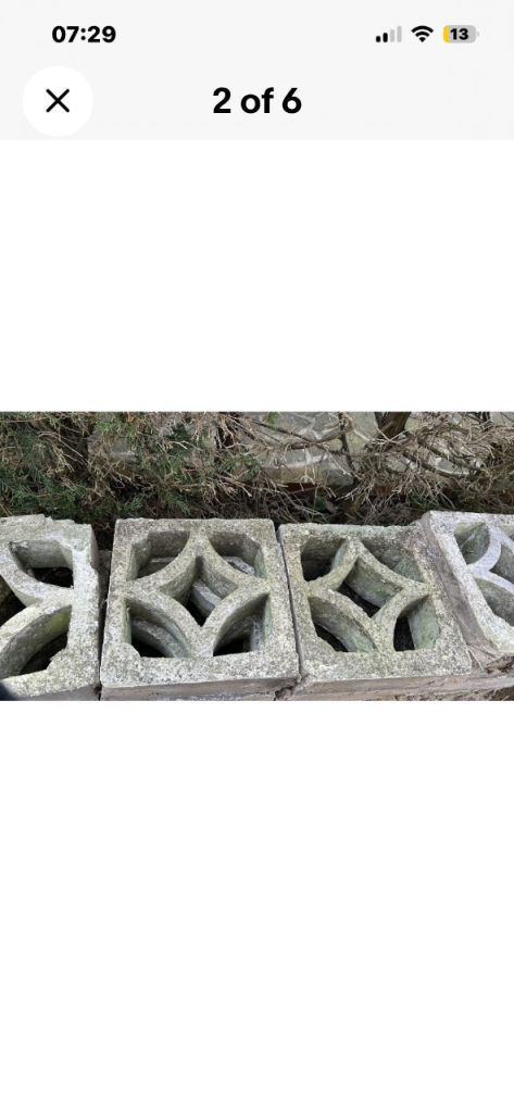 FREE retro garden bricks x26