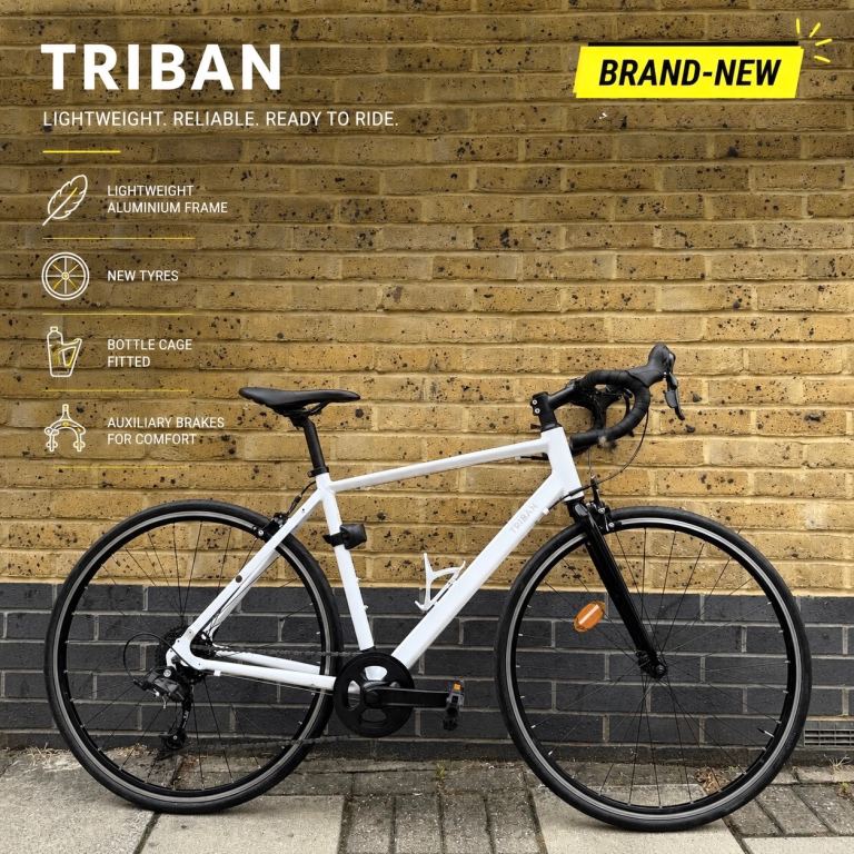 Triban Road Racer Hybrid City bike Carrera specialized giant trek carbon boardman electric e gravel
