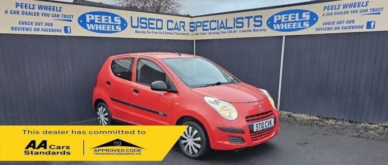 2010 10 SUZUKI ALTO 1.0 12V SZ2 HATCHBACK 5DR PETROL MANUAL EURO 5