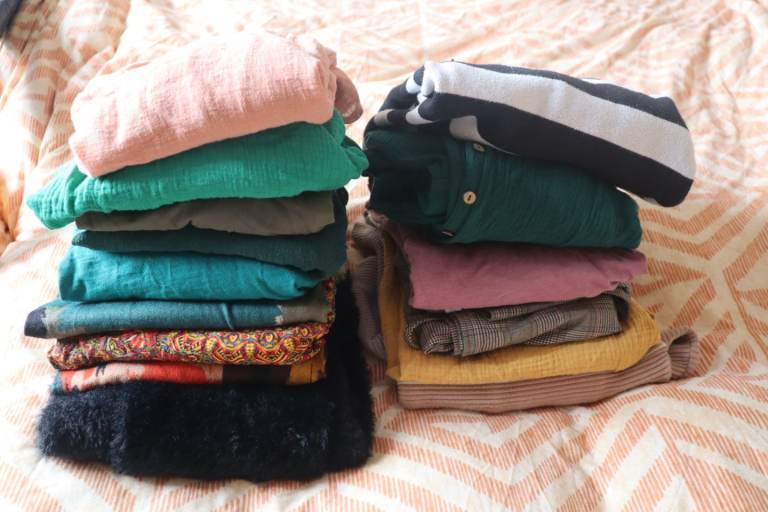 Women's size S/10 clothing bundle (Apricot, 15 items) for sale - collection only