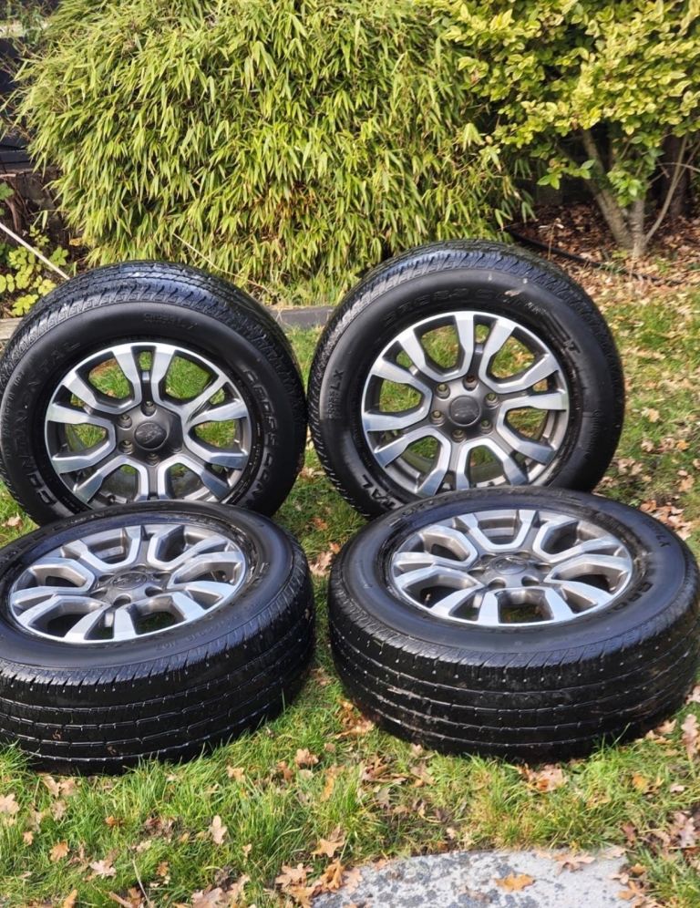 Ford Ranger wildtrak wheels and tyres X4 18inch