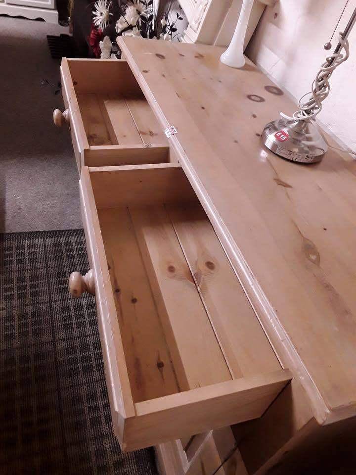 4ft solid pine sideboard Copley Mill Low Cost Moves 2nd Hand Furniture STALYBRIDGE SK15 3DN