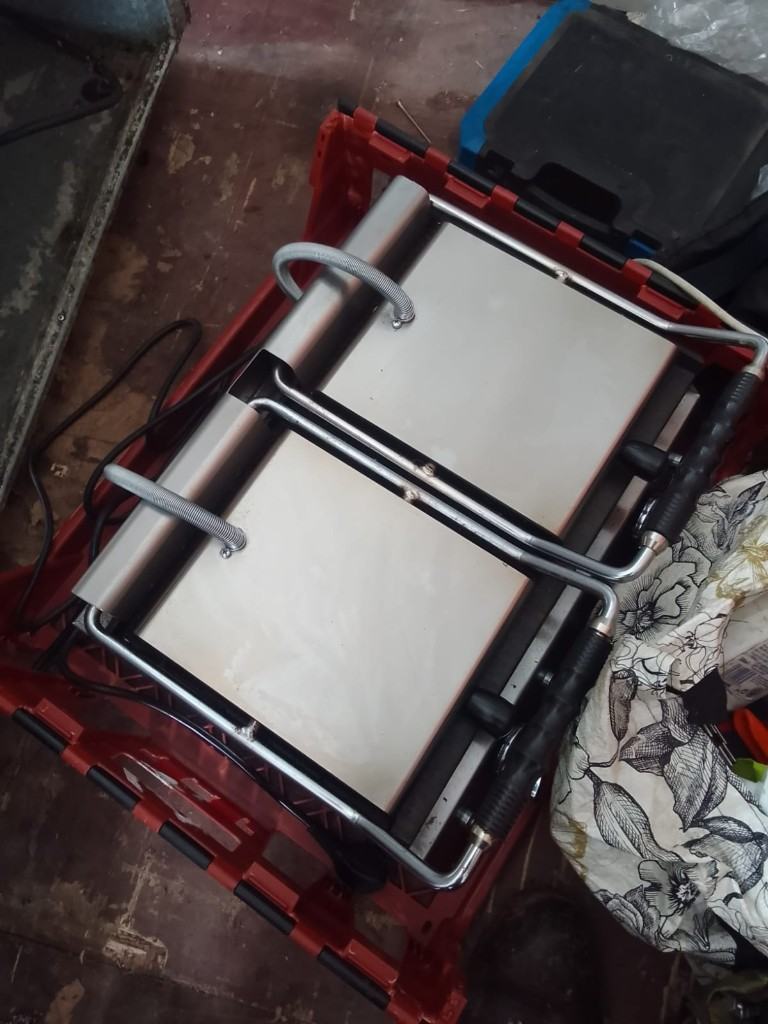 Commercial catering equipment waffle machines Bain Maries restaurant kitchen trailer items 