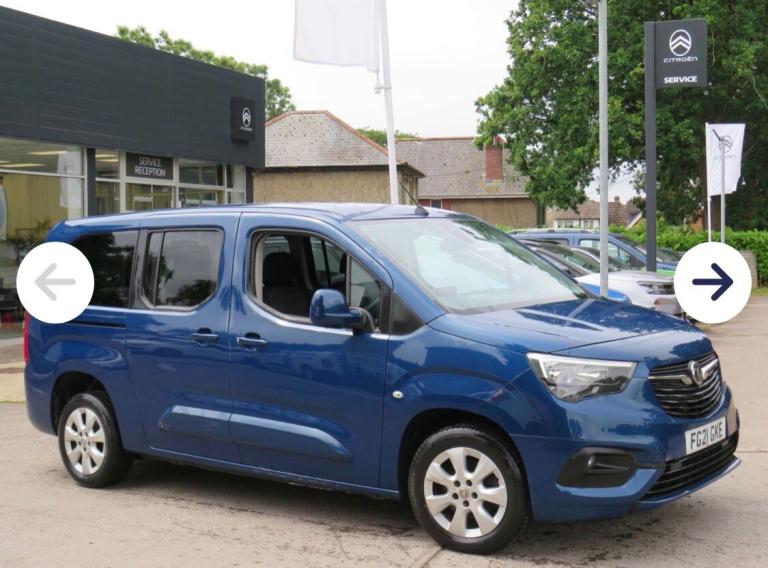 2021 Vauxhall Combo Life 1.5 Turbo D SE XL 5dr [7 seat]  MPV Diesel Manual
