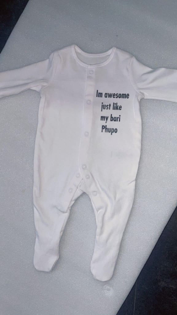 “I’m awesome just like my Bari pupo” baby-grow 