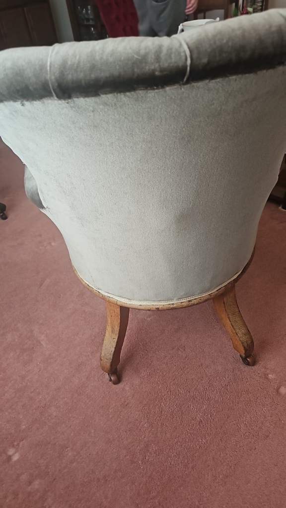 Vintage mahogany armchair