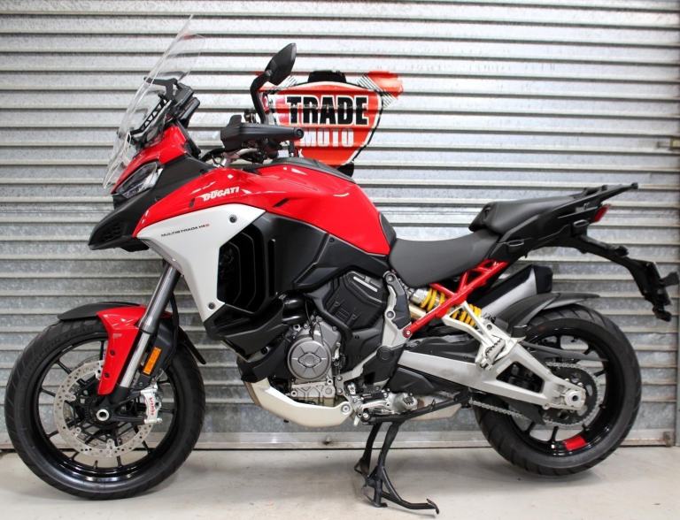 2021 21 DUCATI V4S MULTISTRADA RADAR FSH TRADE SALE RED &PANNIERS 26K V4 S 1158