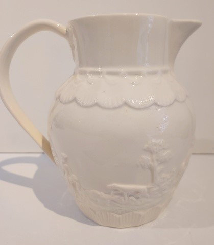 Hartley Greens & co Leeds Porcelain vintage creamware jug