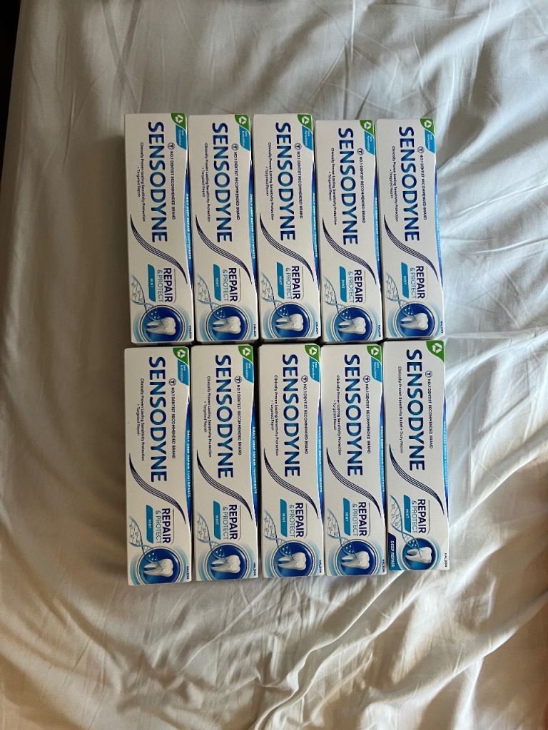 Sensodyne Repair & Protect Toothpaste - 10 New Tubes
