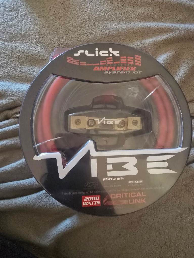 2000w vibe amplifier wiring kit new
