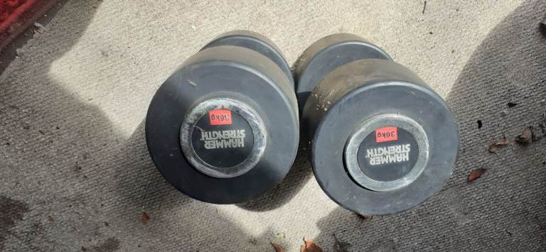 Dumbells 36kg Hammer Strength Set