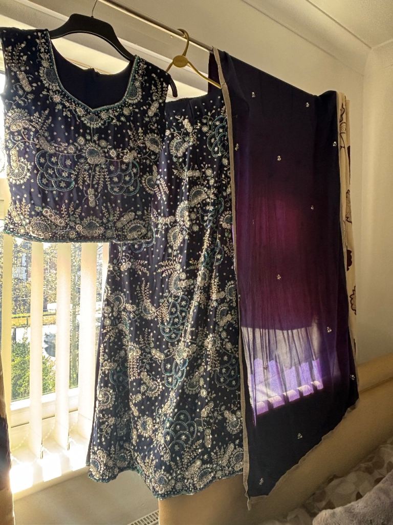 Navy Indian suits lenhga 