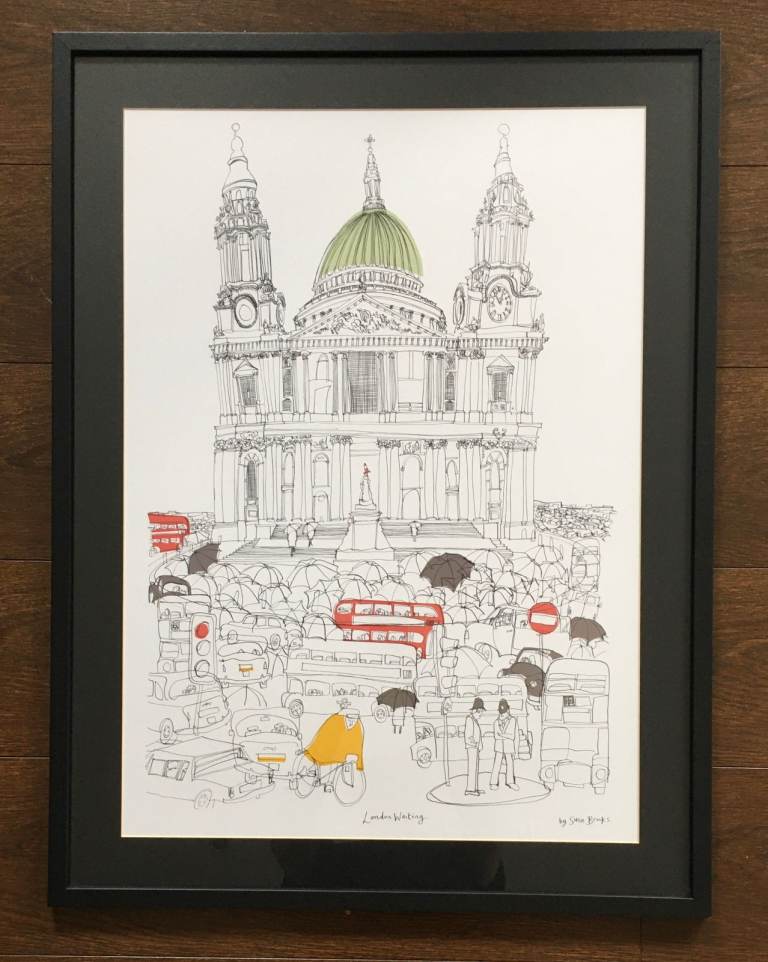 London Waiting - Framed Print by Suzie Brooks