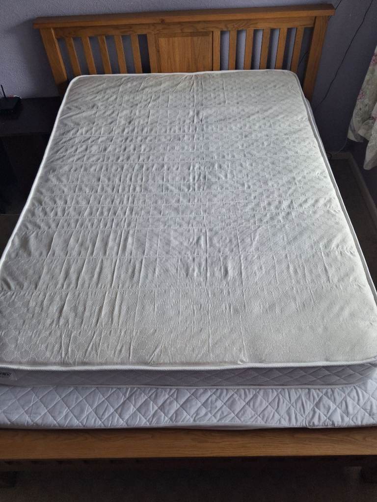 Micro Quilted Spring Mattress from BedzOnline – Double - Used only for a week