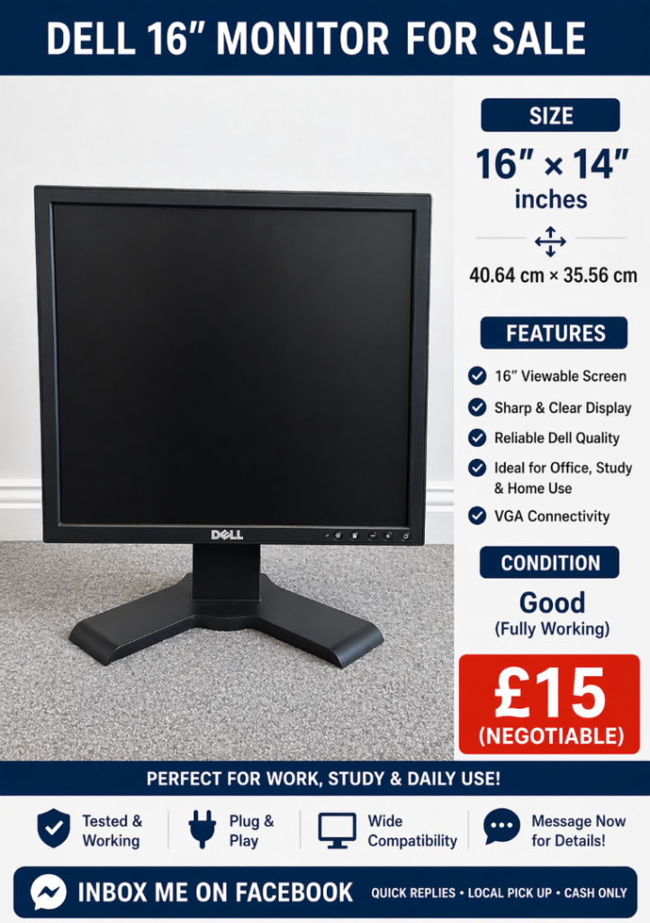 Monitor display 