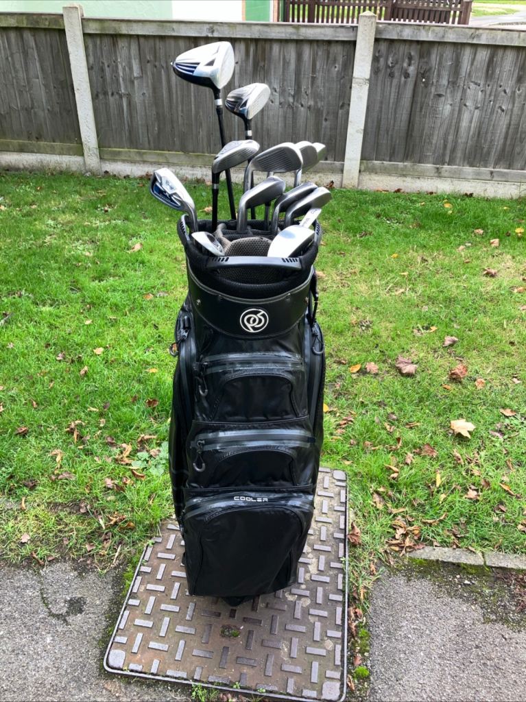 Men’s Golf Clubs John Letters Swing Masters Wilson Wedges LA Jolla Putter + Bag 